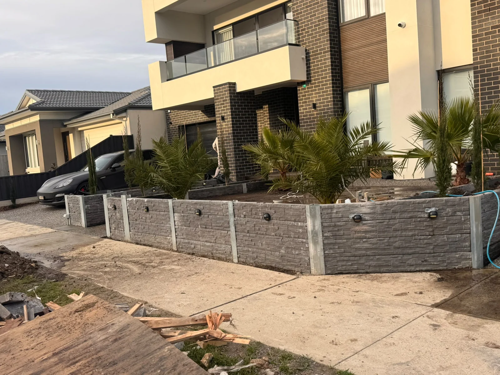 Retaining Wall Work � approved MRS work photograph 1